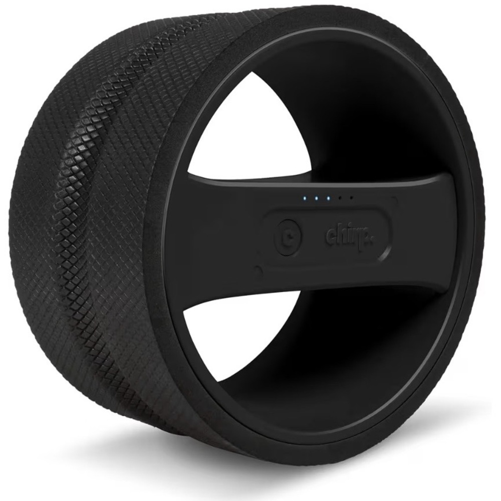 NWT Chirp Wheel Pro Vibrating Massage Therapy Back Pain Relief Roller - Black
